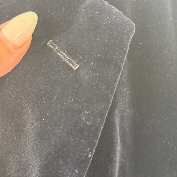 RALPH LAUREN Navy Blue Velvet Fox & Horn Crest  Blazer Jacket Long Line 8 - Picture 3 of 9